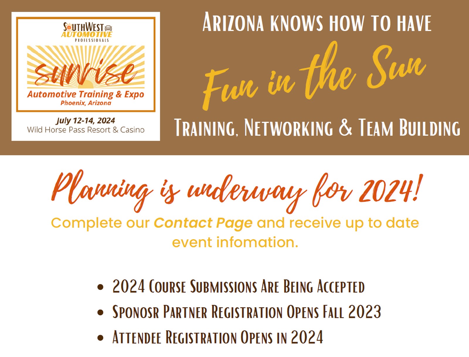 Sunrise Automotive Training